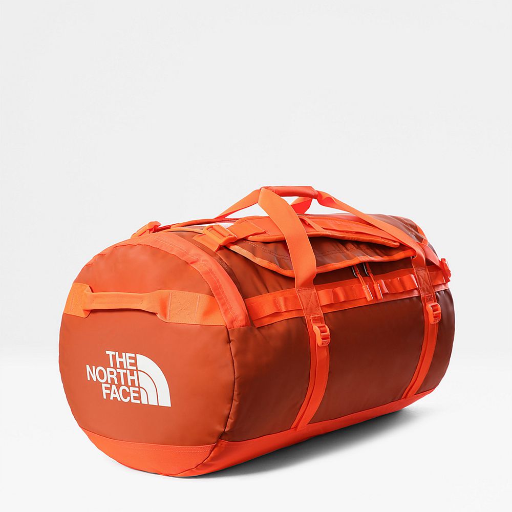 The North Face Duffel Bag Mens Australia - The North Face Base Camp - Large Orange (ZUF-059726)